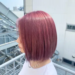 ショート カラー 🩵ブリーチカラー 🐈MIORI🩵のヘアスタイル