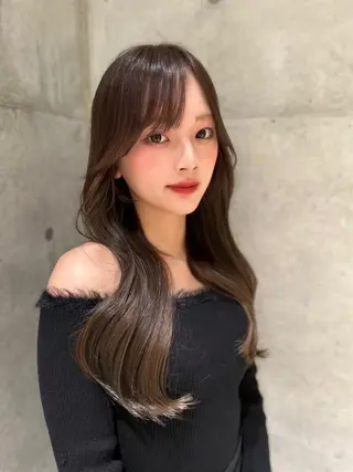 ロング カラー ANRI🎀 福岡美容師/韓国🎀のヘアスタイル