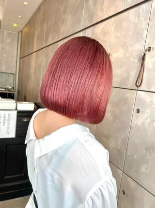 ミディアム カラー ヘアアレンジ 🌈インナーカラー ‘ショウマ’🌈のヘアスタイル