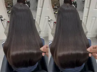 ロング 🫧とぅるん艶髪🫧 透明感カラー×猿渡のヘアスタイル