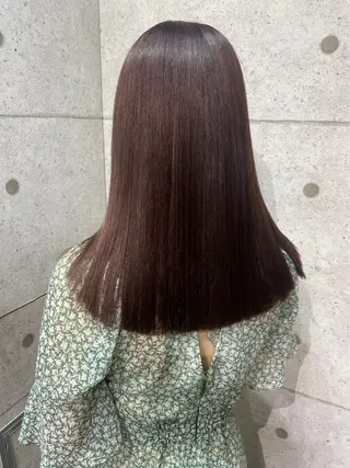 ロング 韓国パーマ 美容師 和田爽良のヘアスタイル