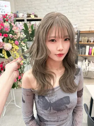 ミディアム MAEDA 西金沢美容室のヘアスタイル