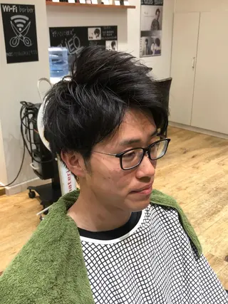 ショート メンズ メンズパーマ 堤　生智のヘアスタイル