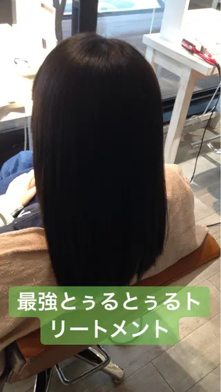 ロング 髪質改善＆縮毛矯正 三上大地のヘアスタイル