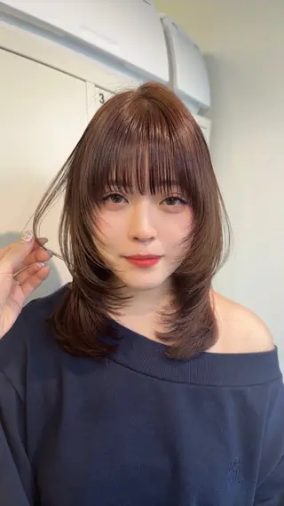 ミディアム カラー Miku🪄💫 フェイスレイヤーのヘアスタイル