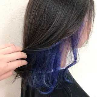 セミロング カラー LUXBE LUCE ひなののヘアスタイル