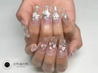 ネイル ネイルルーム チャームのネイルデザイン