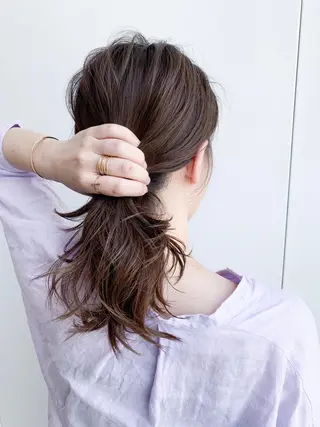 ミディアム カラー Beach 代表 KENTAのヘアスタイル