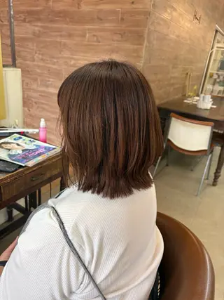 ミディアム 関 明日花のヘアスタイル
