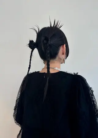 ミディアム 竹中 彩音のヘアスタイル