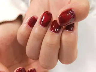 ネイル はばすみれ🎀ﾈｲﾙ 光ﾌｪｲｼｬﾙ ﾍｱのネイルデザイン