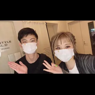 ショート カラー メンズ キッズ ✂︎ショート、ボブ、 レイヤー🩵YUMIのヘアスタイル