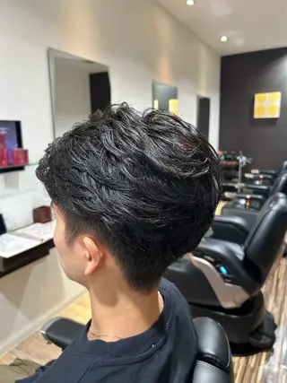 パーマ メンズ 小川 遥加のヘアスタイル