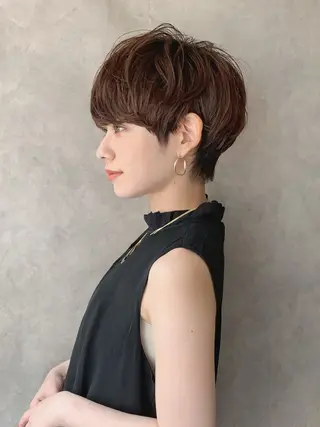 ショート 大人ショート特化/ カットモデル/表参道のヘアスタイル