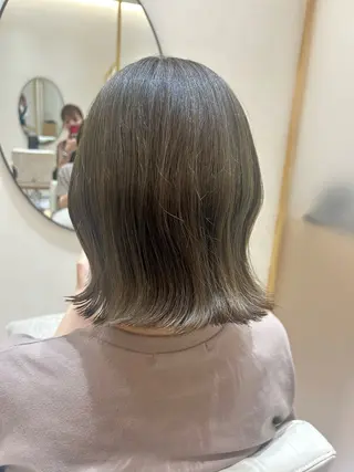 ミディアム カラー Yamamoto 半個室美容室zinaのヘアスタイル