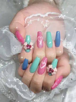 ネイル Best Nail Yu🎀🫧のネイルデザイン