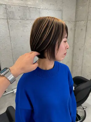 ショート 韓国レイヤー🇰🇷 ReLien西大寺店のヘアスタイル