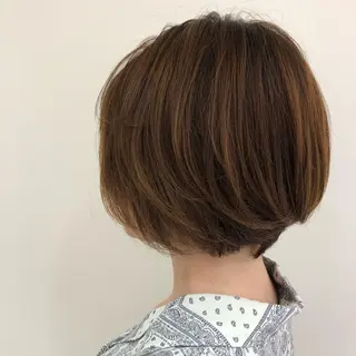 ショート パーマ 【髪質改善】 梅田　聡のヘアスタイル