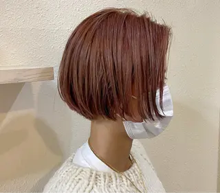 ショート カラー 中川 茜里のヘアスタイル