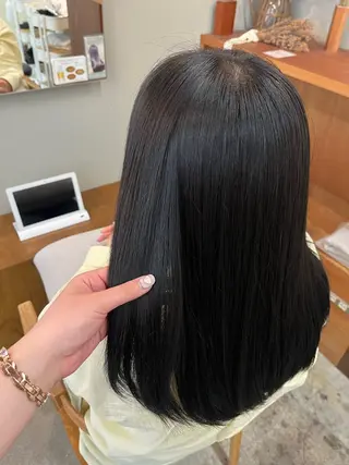 セミロング 🌼花屋併設🌼 木下奈々望のヘアスタイル