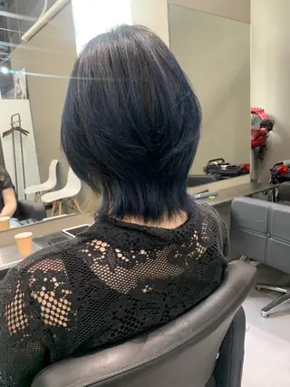 カラー 酸性ストレート 髪質改善のヘアスタイル