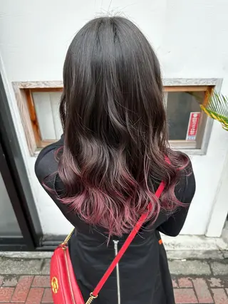 セミロング カラー Flor 上大岡 🌱山本一葉🌱のヘアスタイル