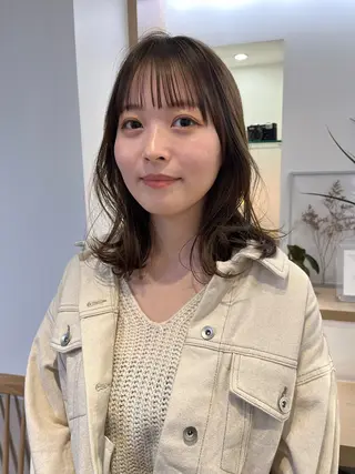 ミディアム 宮城 星のヘアスタイル