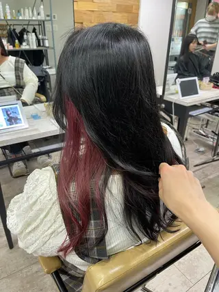ロング カラー 槙川 郁弥のヘアスタイル