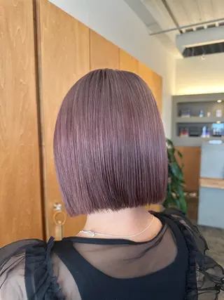 ショート カラー 暖色カラー得意🔥 栗俣嵐のヘアスタイル