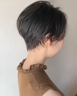 ショート くせ毛×ショート 上岡勇祐のヘアスタイル