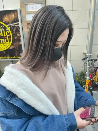 ショート カラー 店長 小池アキトのヘアスタイル
