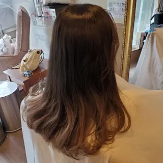 ロング カラー spa hair ark 富井直美のヘアスタイル