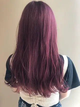 ロング カラー 盛れるレイヤーカット 得意🌹井上美沙のヘアスタイル