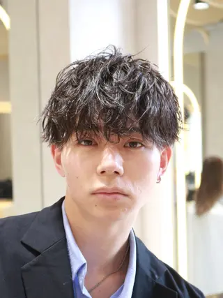 メンズ メンズ特化/曲がる 縮毛矯正/遼祐のヘアスタイル