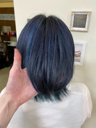 カラー SALOWIN栄 高須大貴のヘアスタイル