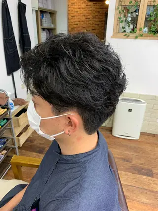 パーマ メンズ クセを最大限に活かす メンズパーマ奈良大祐のヘアスタイル
