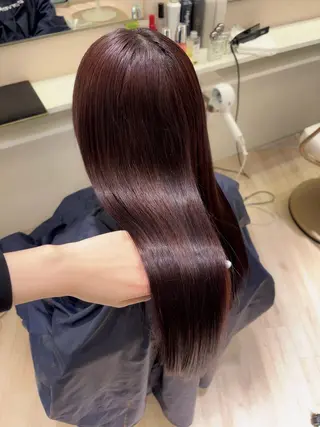 ロング カラー ParveMix 岡本えりかのヘアスタイル