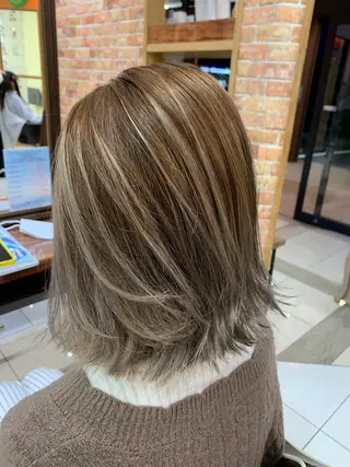 ミディアム カラー EARTH池田 一之のヘアスタイル