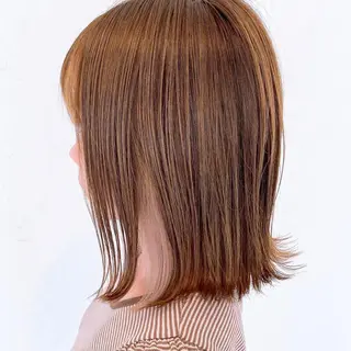 ミディアム カラー 伊藤 さやかのヘアスタイル