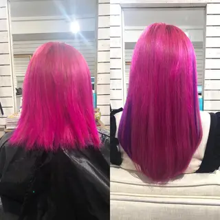 ロング カラー 🧡艶髪ちゅるん髪 🫧🧡YUKI❄️のヘアスタイル