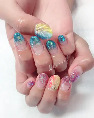 ネイル Blue bird  nailのネイルデザイン