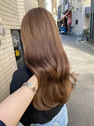 ロング ハイトーンカラー 🩷NANAのヘアスタイル