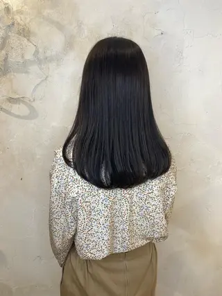 セミロング カラー 【透明感カラー】 harunaのヘアスタイル