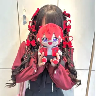 ロング ヘアアレンジ ヘアメ🎀推しカラー 🥣横浜/しほ🧸のヘアスタイル