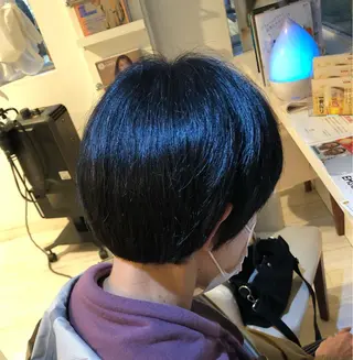 ショート 髪質改善&ストレート ✂︎鈴木青樹のヘアスタイル