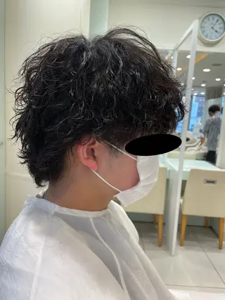 パーマ メンズ 🔹メンズ縮毛矯正 川島爽楽🔹のヘアスタイル
