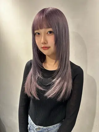 ロング カラー Juna✂️ レイヤー / ボブのヘアスタイル