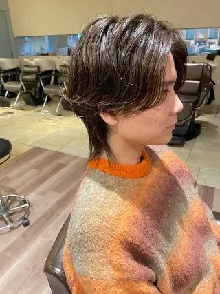 パーマ メンズ エアフローウィズザガーデン所属・村松 寛太のヘアスタイル