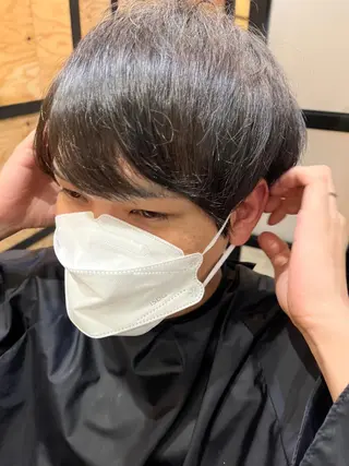 ショート カラー パーマ ヘアアレンジ メンズ キッズ ネイル マツエク・マツパ アイブロウ 久木原 ゆりのヘアスタイル