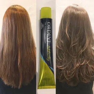 ロング 髪質改善縮毛矯正 専門店のヘアスタイル